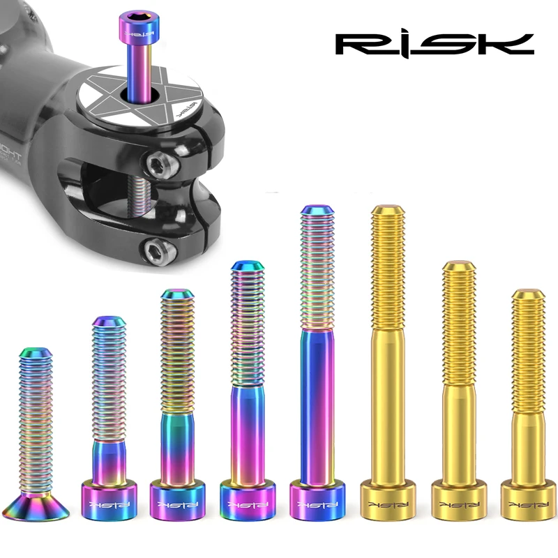 RISK Bike Titanium Bolt Screw  - Snapback Hat Flat review and price