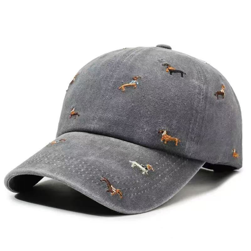 Dachshund Embroidery Washed Co - Golf Cap Dad review and price