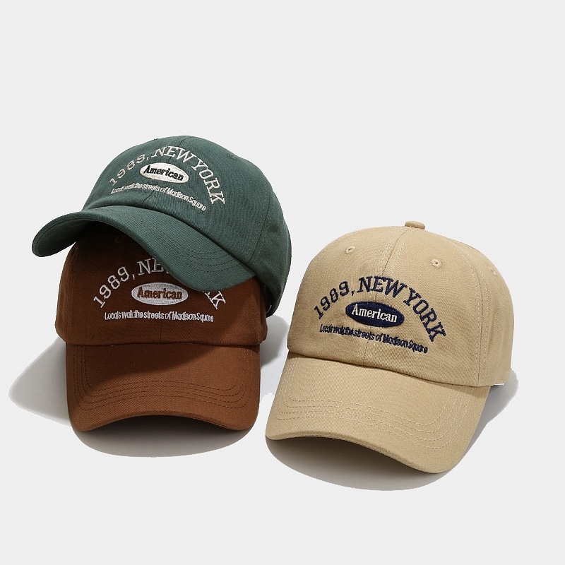 1989 New York Embroidered Base - Dad Hat Cotton review and price