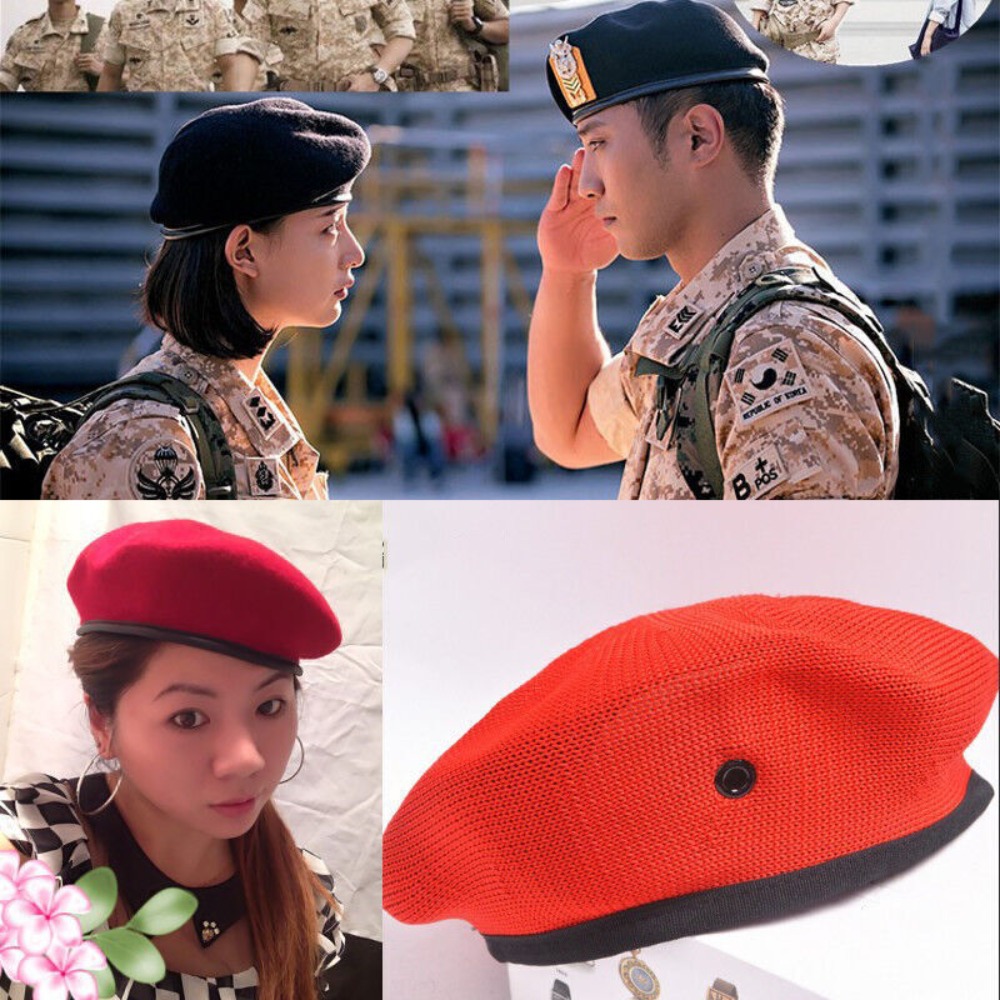 New Unisex Uniform Cap Women M - Beret French Wool review and price