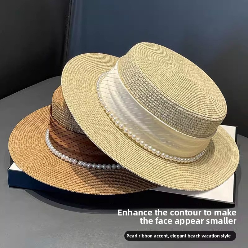 2025 New Style Hat Retro Flat  - Sun Hat Wide Brim review and price
