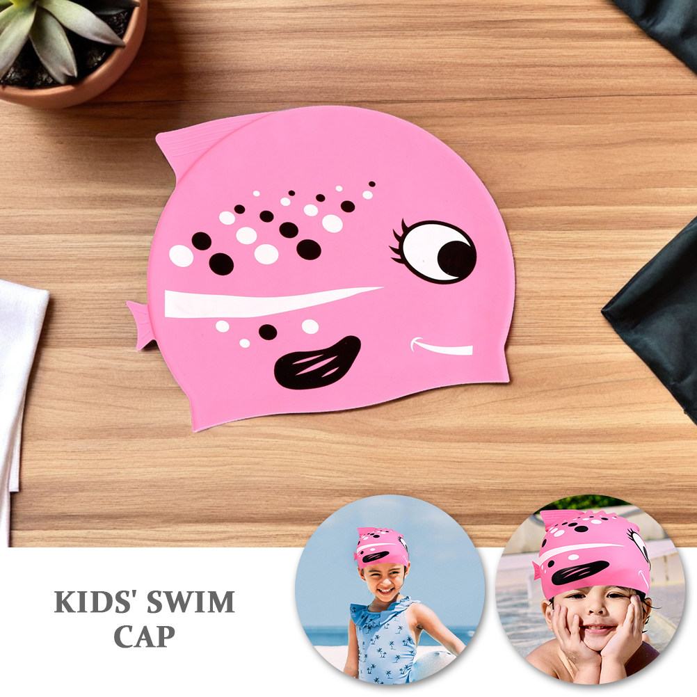 2Pcs Childrens Silicone Swim C - Swim Hat Silicone review and price