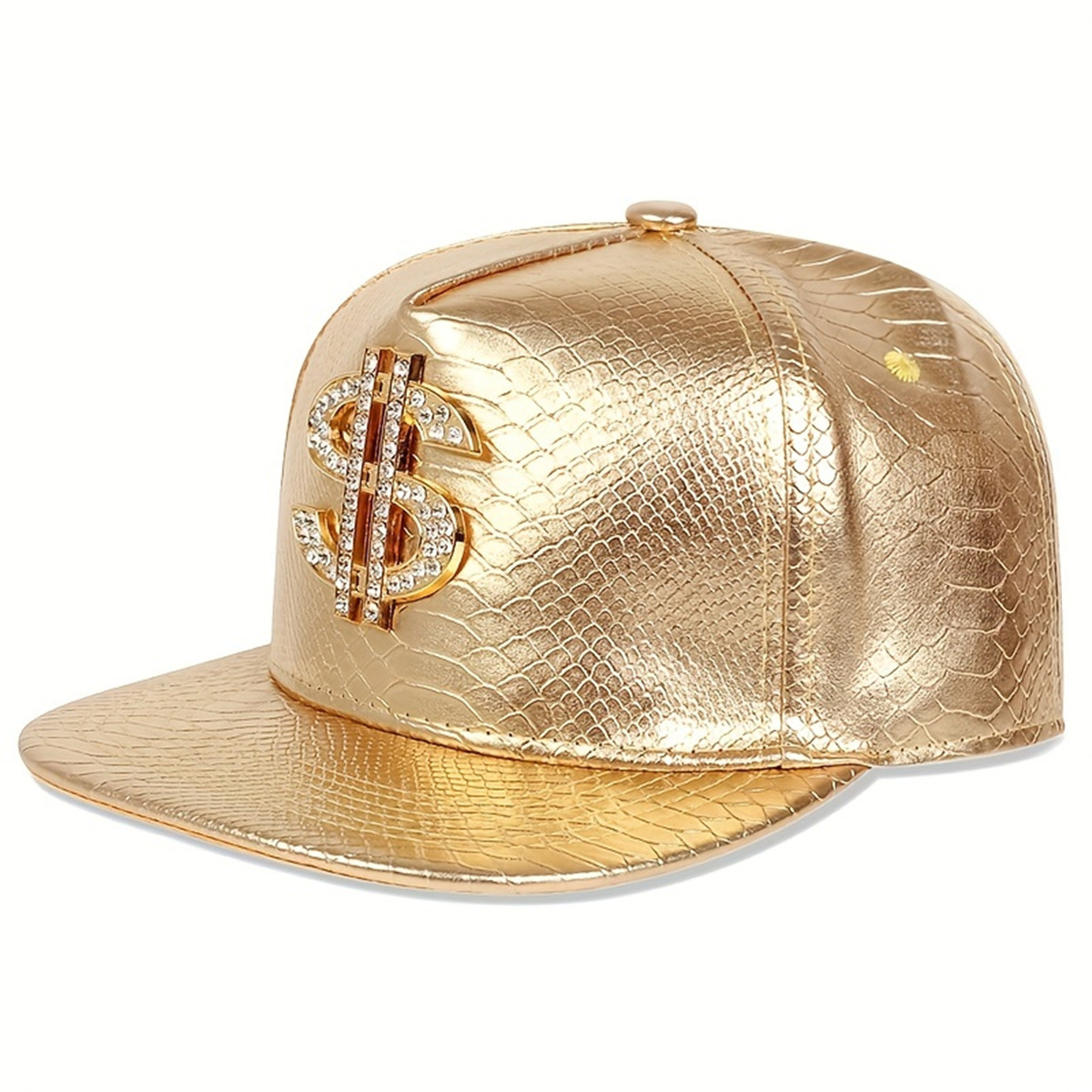 Leather Metallic Dollar Sign B - Baseball Cap Structured review and price