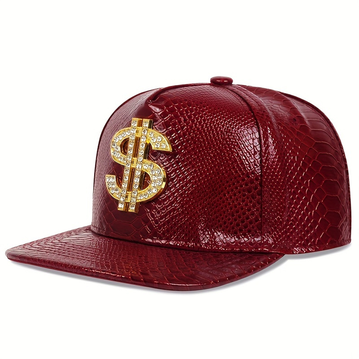 Leather Metallic Dollar Sign B - Baseball Cap Structured review and price