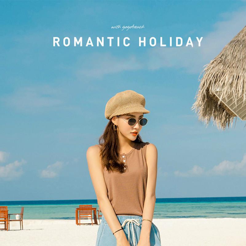 Octagonal Beret Women Sun Hat  - Visor Sun Hat review and price
