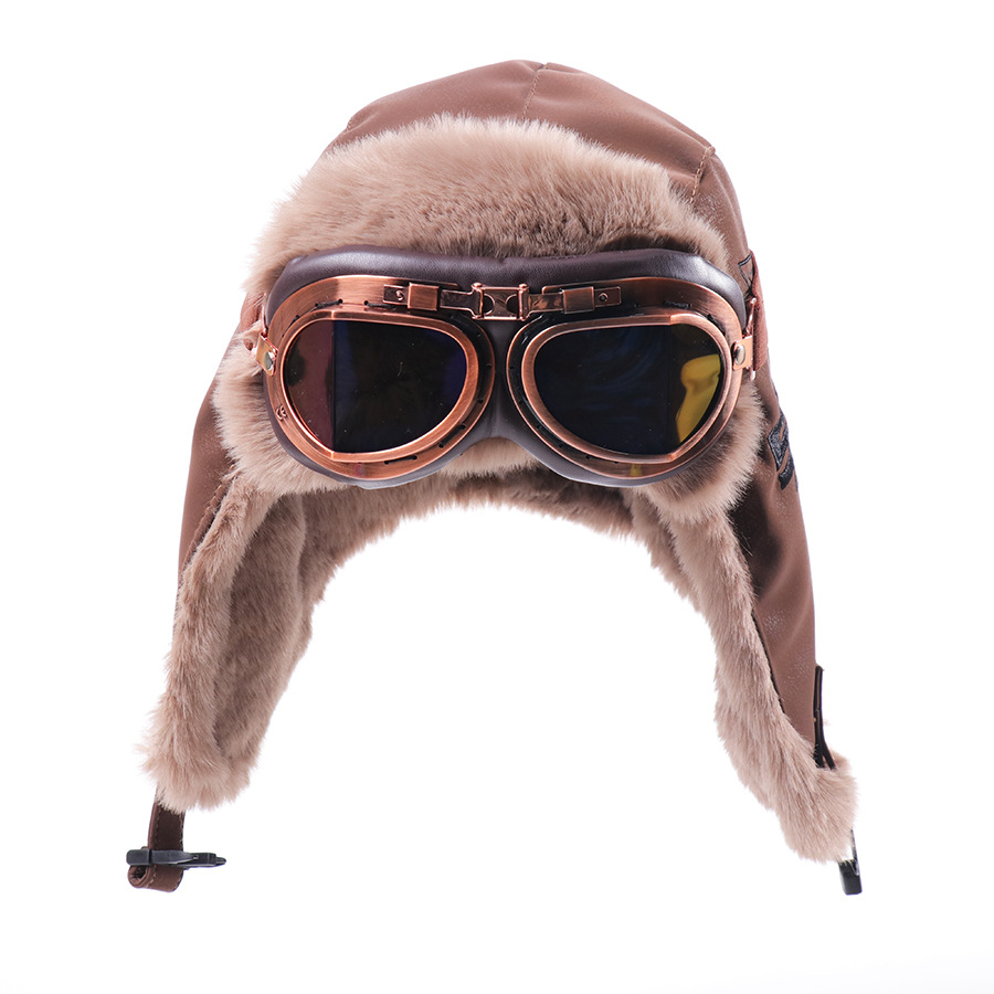 Men Women Vintage Harley Pilot - Trapper Hat Ear Flap review and price