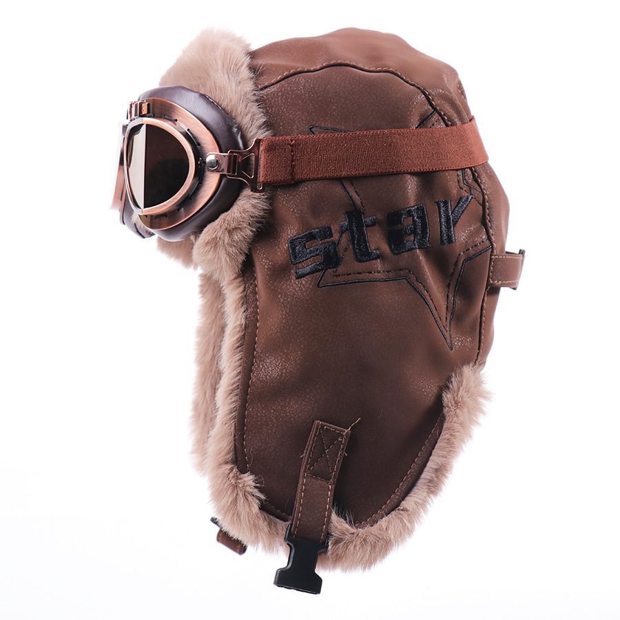 Men Women Vintage Harley Pilot - Trapper Hat Ear Flap review and price