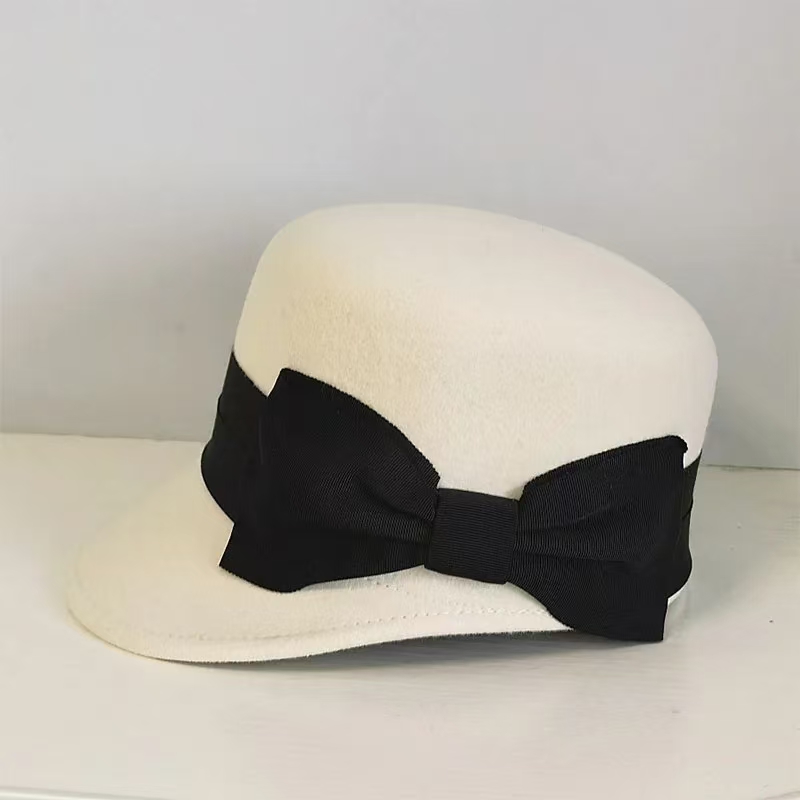 Autumn And Winter Woman Solid  - Fedora Hat Wool review and price