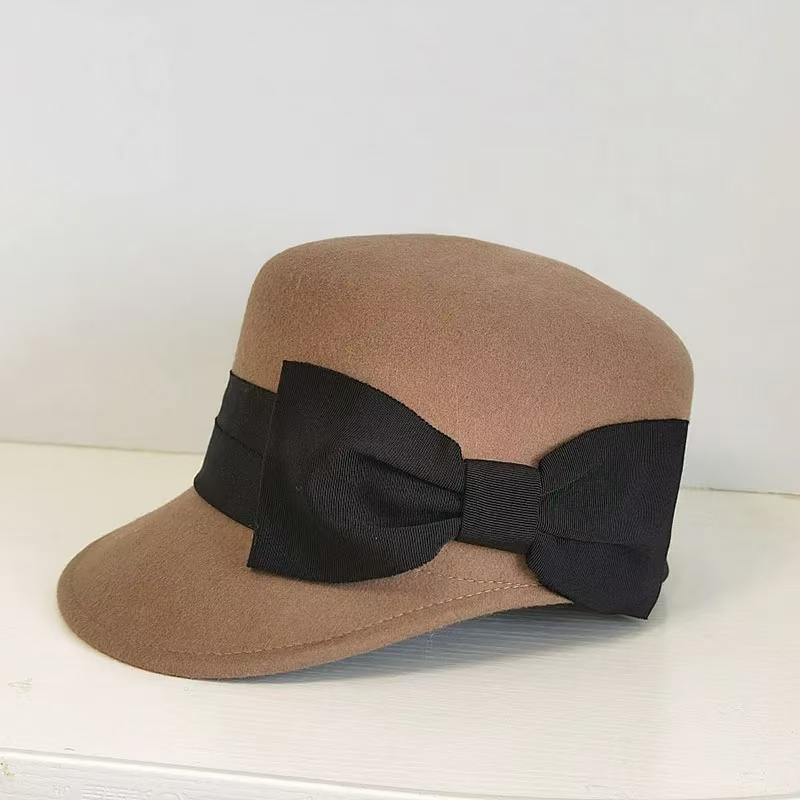 Autumn And Winter Woman Solid  - Fedora Hat Wool review and price