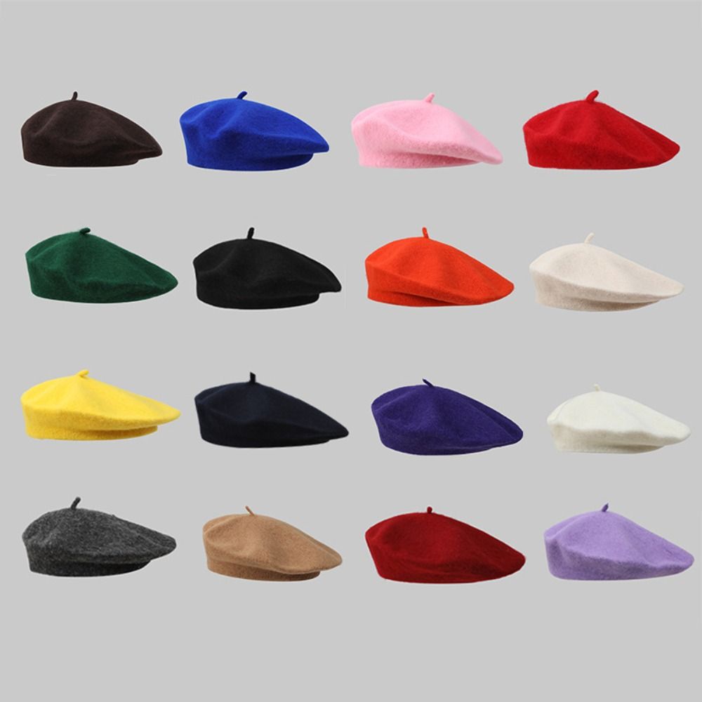 Fashion Warm Winter Wool Beret - Beret French Wool review and price