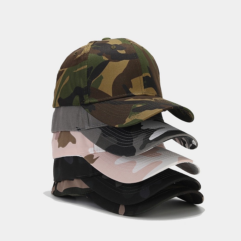 Woodland Camouflage Baseball C - Dad Hat Cotton review and price