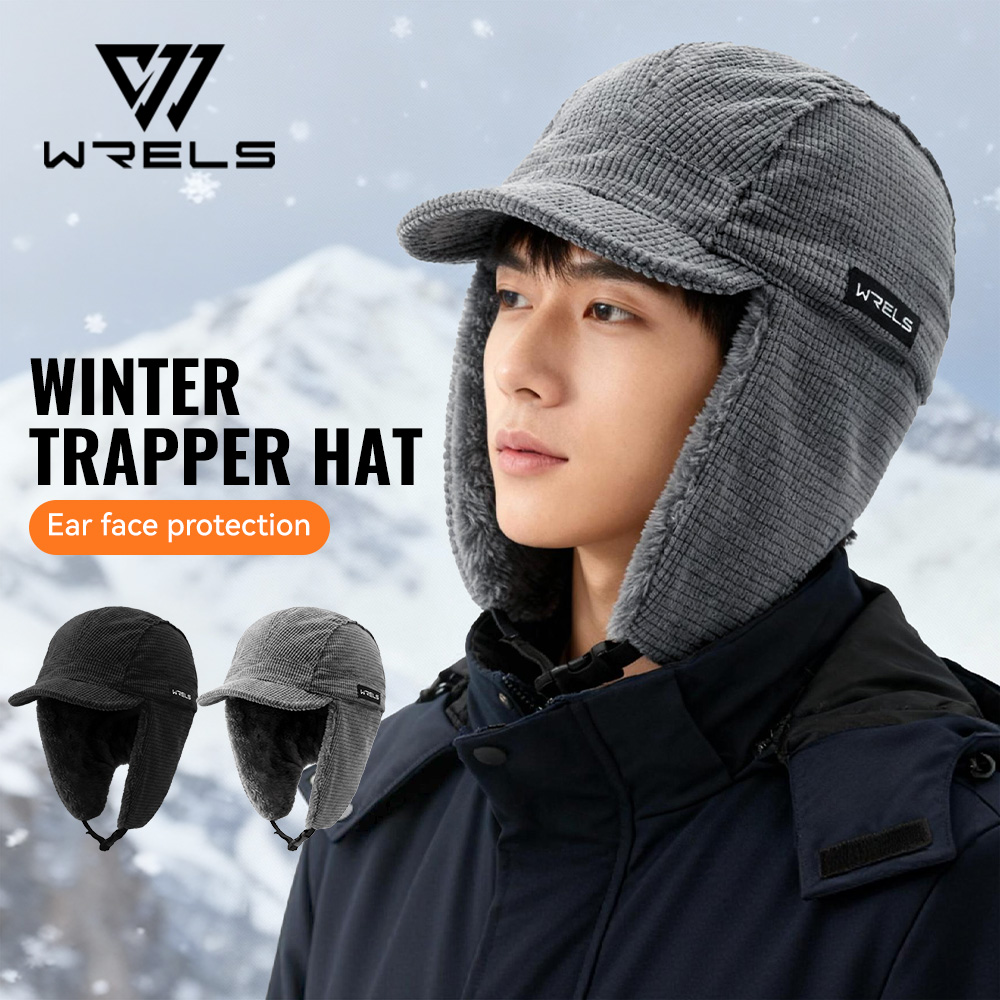 WRELS Winter Trapper Hat Windp - Trapper Hat Ear Flap review and price