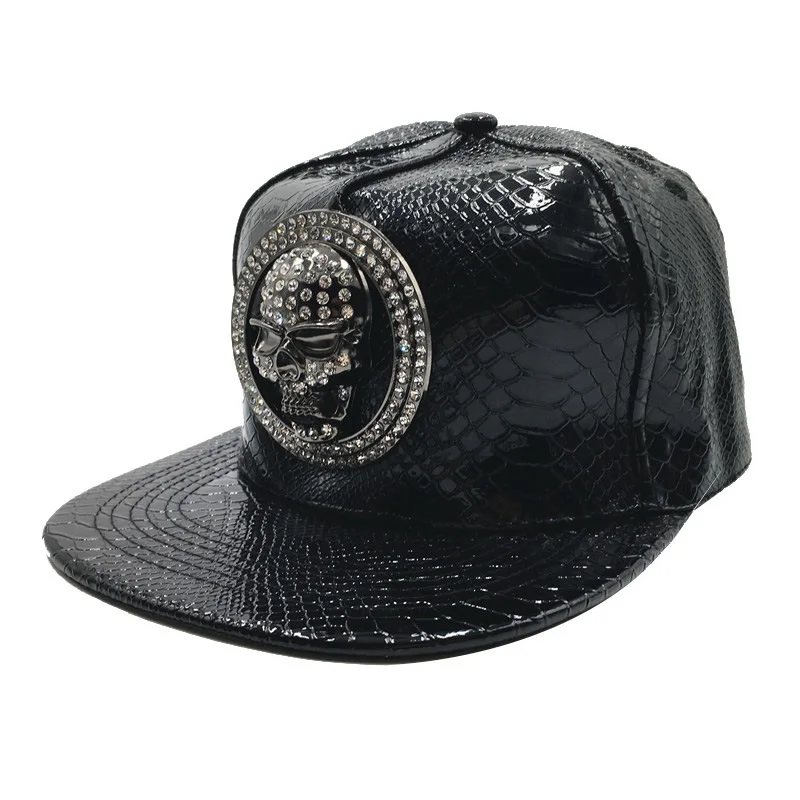 Brand Oohmy Men Women PU Leath - Snapback Hat Flat review and price