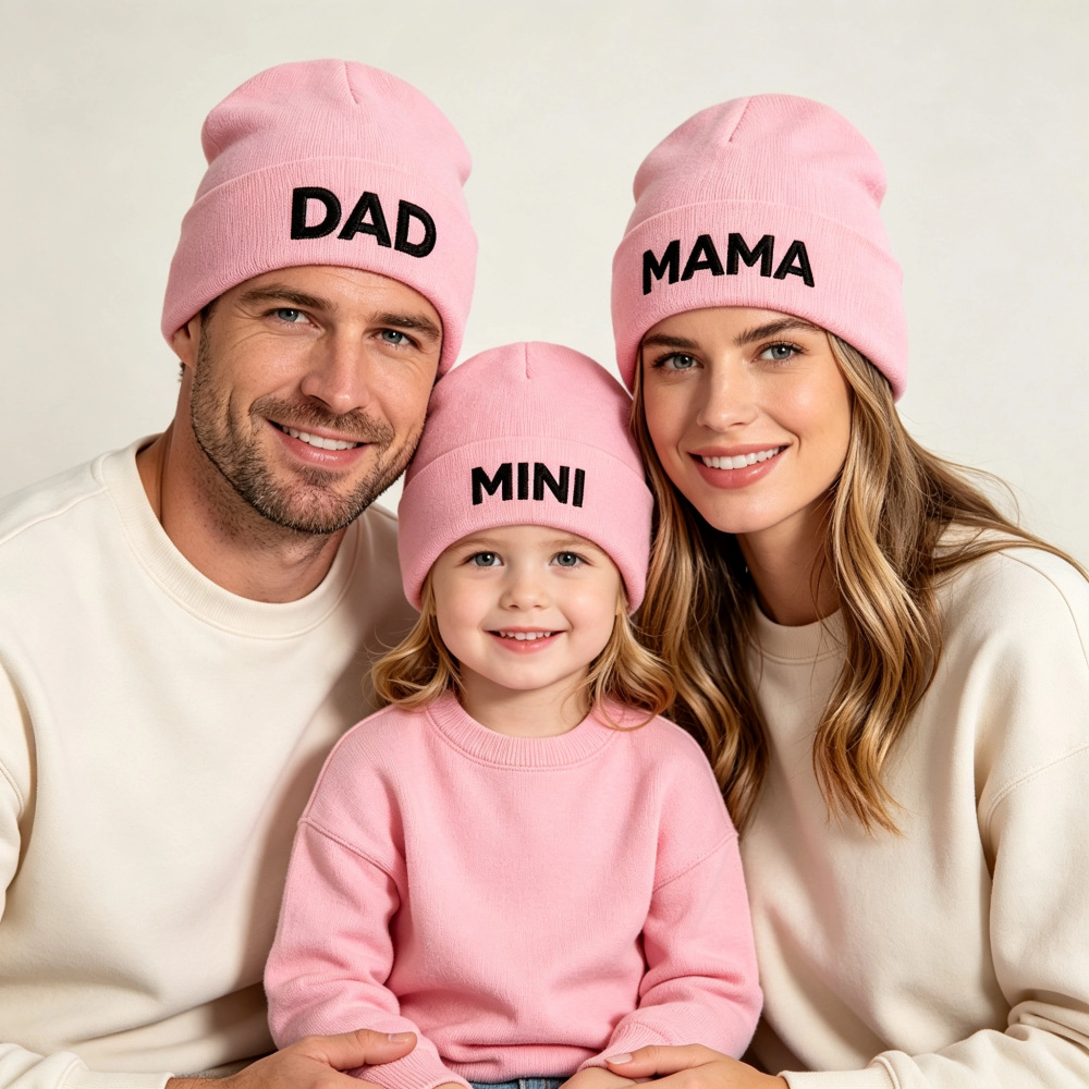 Letter Embroidery Knit Beanie  - Beanie Cuffed Knit review and price