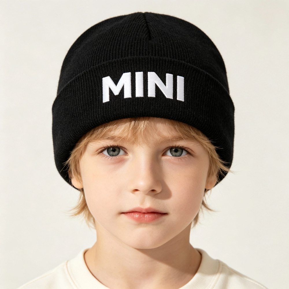 Letter Embroidery Knit Beanie  - Beanie Cuffed Knit review and price